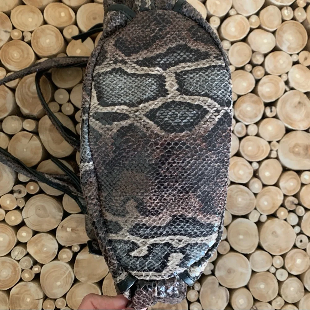 Kooba Carmine Snake print Hobo Bag. - Picture 2 of 8